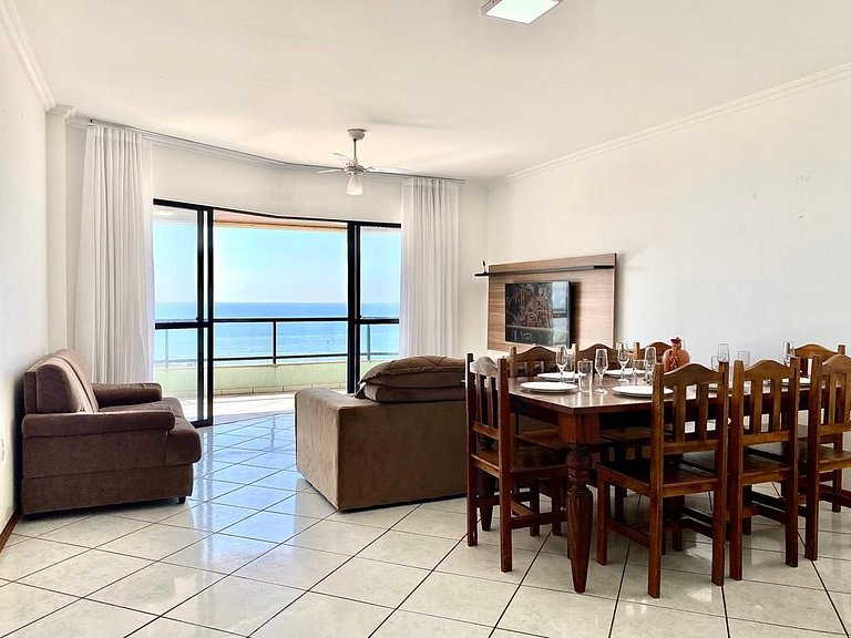 Cobertura 3 quartos para 8 pessoas, pertinho da praia !
