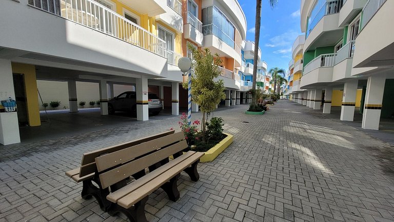 B719 - Apto para 06 pessoas com piscina perto da praia